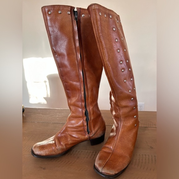 Pontevecchio of Florence Women’s Leather Boots, Made in Italy - Size 5.5 - Picture 1 of 9